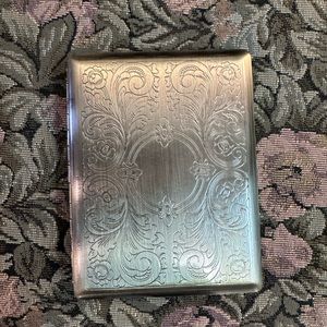 Cigarette case wallet bronze